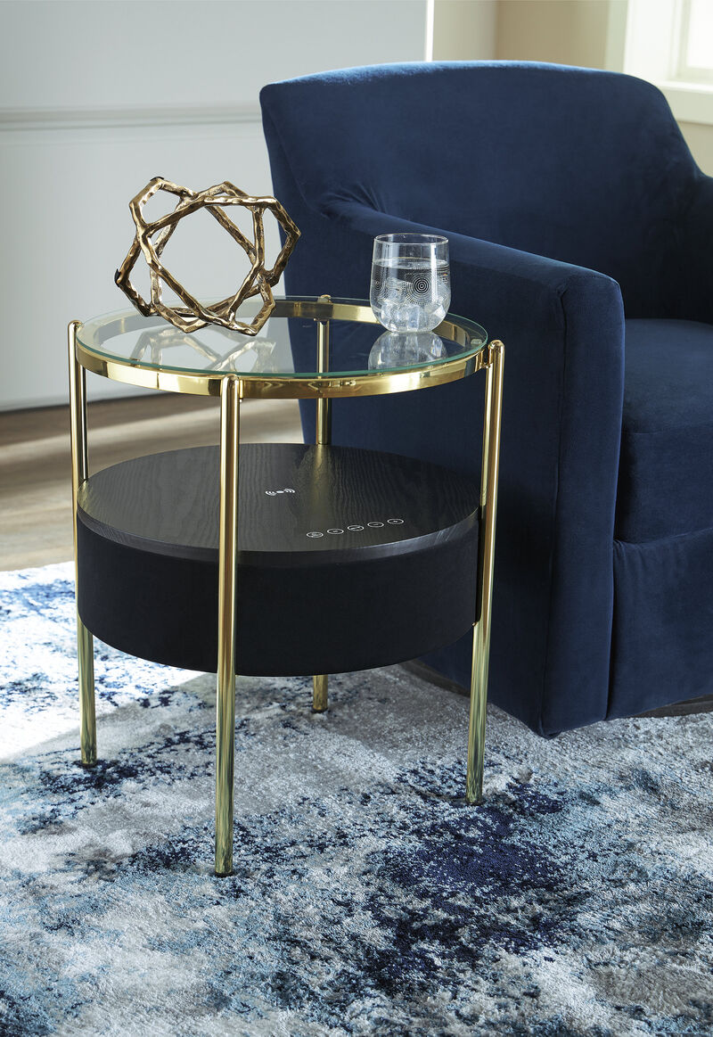 Nedman Accent Table with Speaker image number 1