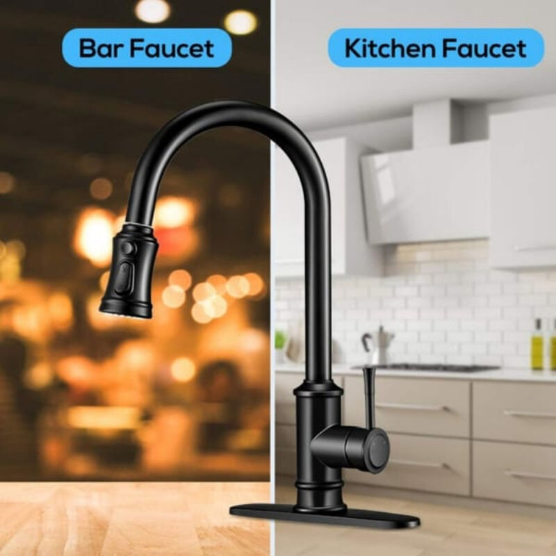 Kitchen Faucet with 3 Mode Pull Down Sprayer and 360&deg; Swivel for Kitchen