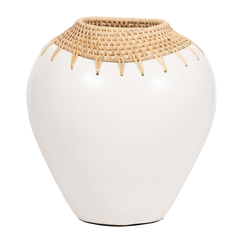 Terracotta 10"H Vase image number 0