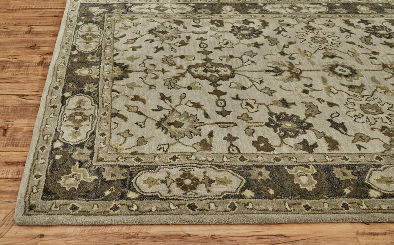 Eaton 8399F Gray/Ivory/Taupe 5' x 8' Rug image number 10