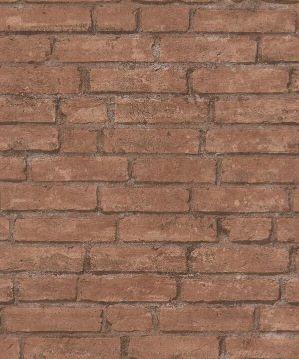 The Bricks And More Industrial Chic Motif Red Wallpaper BB51107