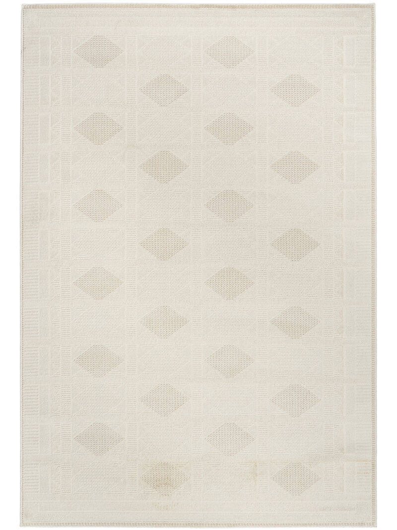 Nordic NRC06 Ivory/Beige 5' x 7' Rug