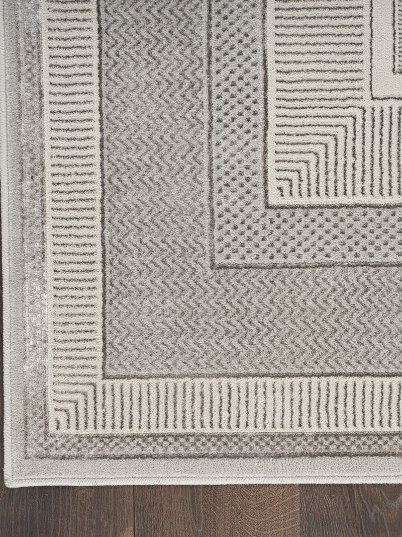 Glitz GLZ07 Silver 3'11" x 5'11" Rug