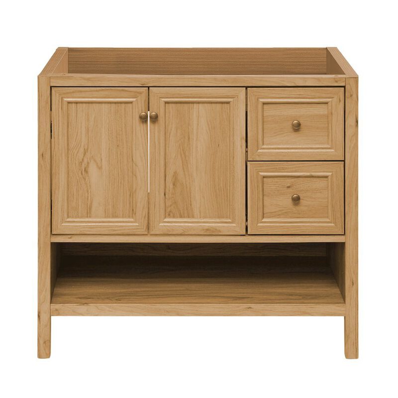 Chateau 36" Freestanding Bathroom Vanity Cabinet without Top in Golden Oak image number 0