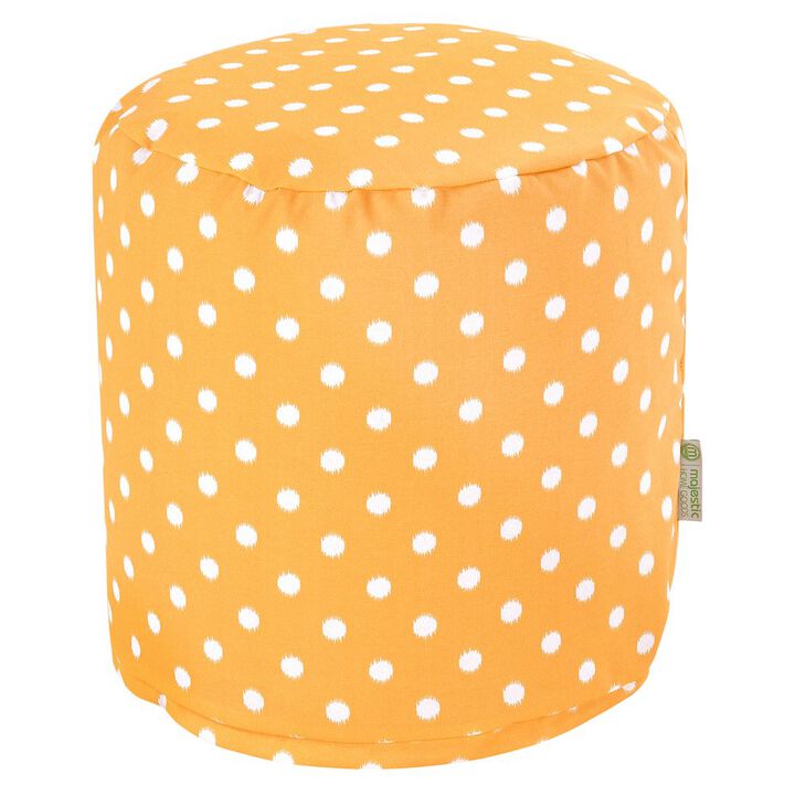Majestic Home Goods Pouf Ikat Dot Citrus