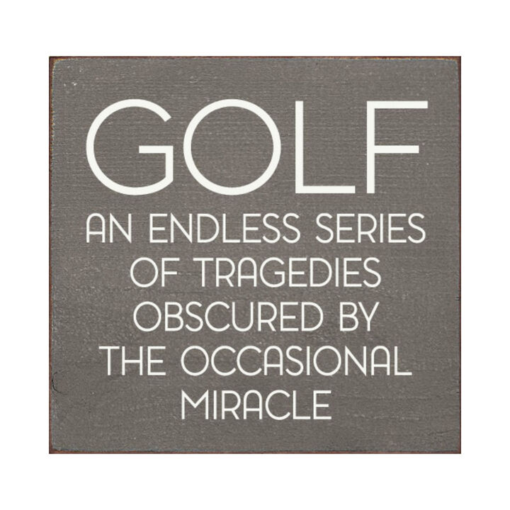 Golf Funny Wooden Sign Rustic Golf Wall Decor Gift for Golf Lovers
