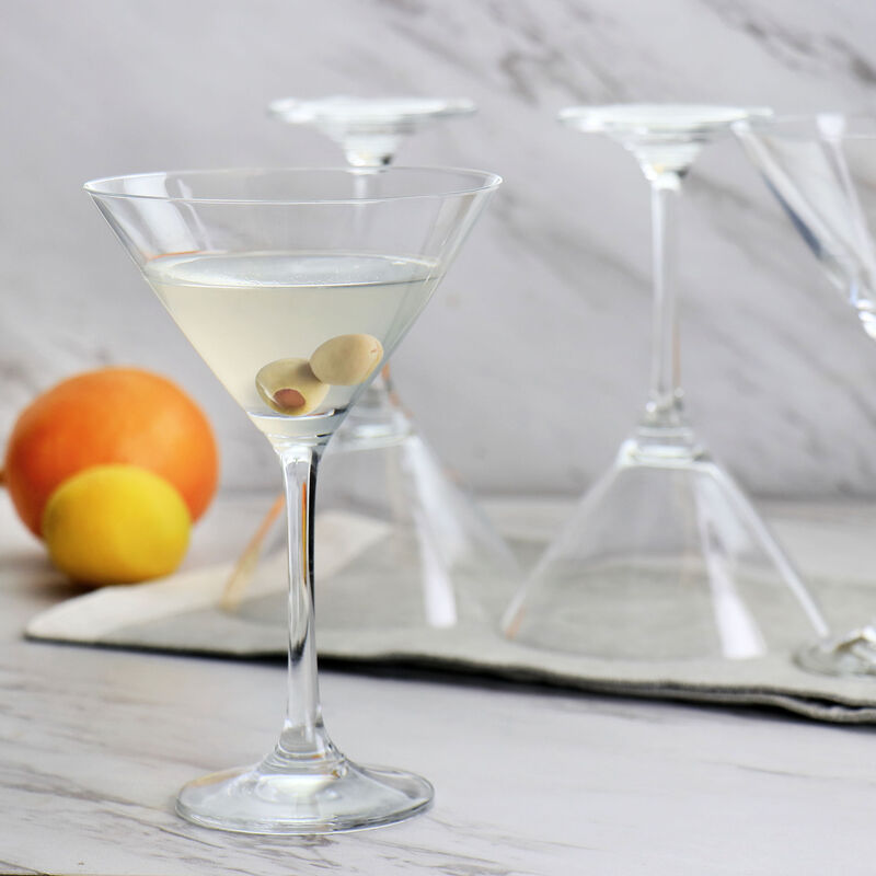 Martha Stewart 4 Piece 10oz Martini Glass Set