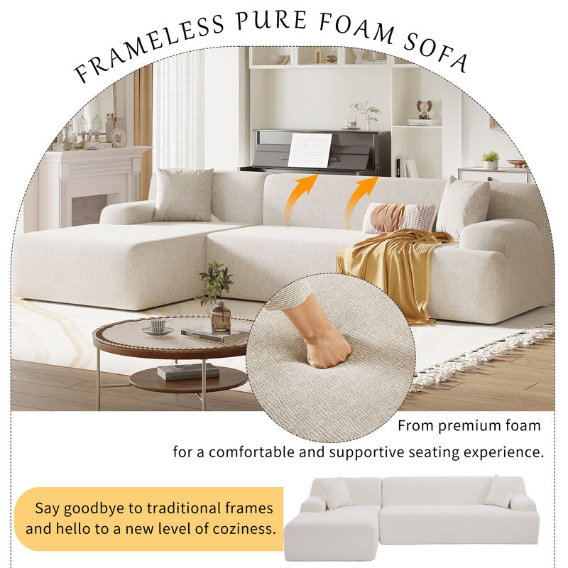 Merax  Modern L-Shape Modular Sectional Sofa