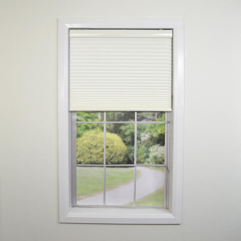 Versailles Home Fashions Cordless Honeycomb Insulating All Season Light Filtering Cellular Window Shade 39" X 72" Ivory