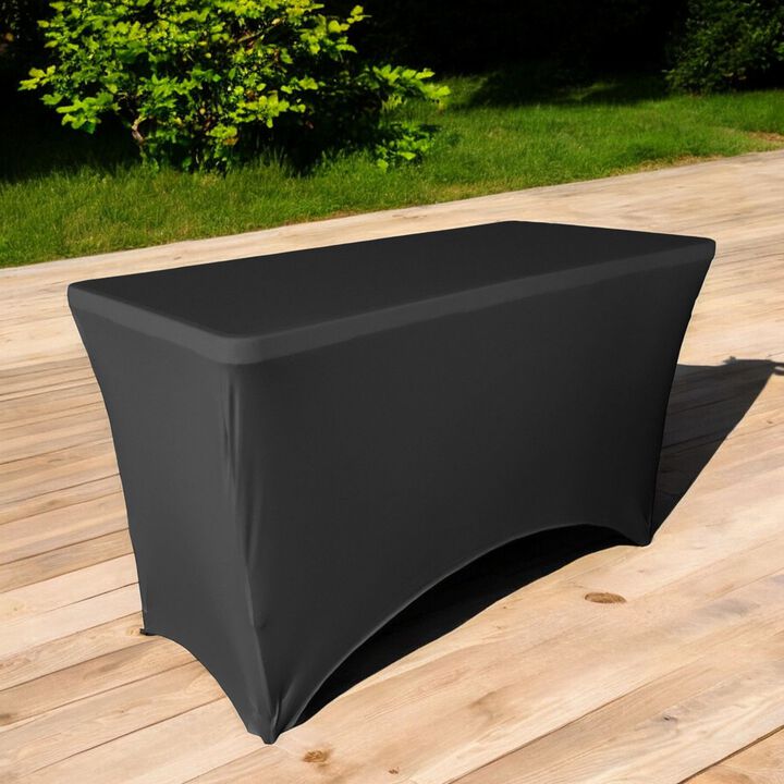 Fitted Rectangular Spandex Tablecloth for Weddings, Trade Shows and Parties