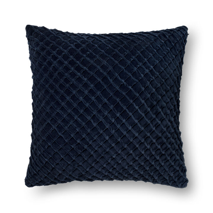 P0125 Navy 22"x22" Poly Pillow