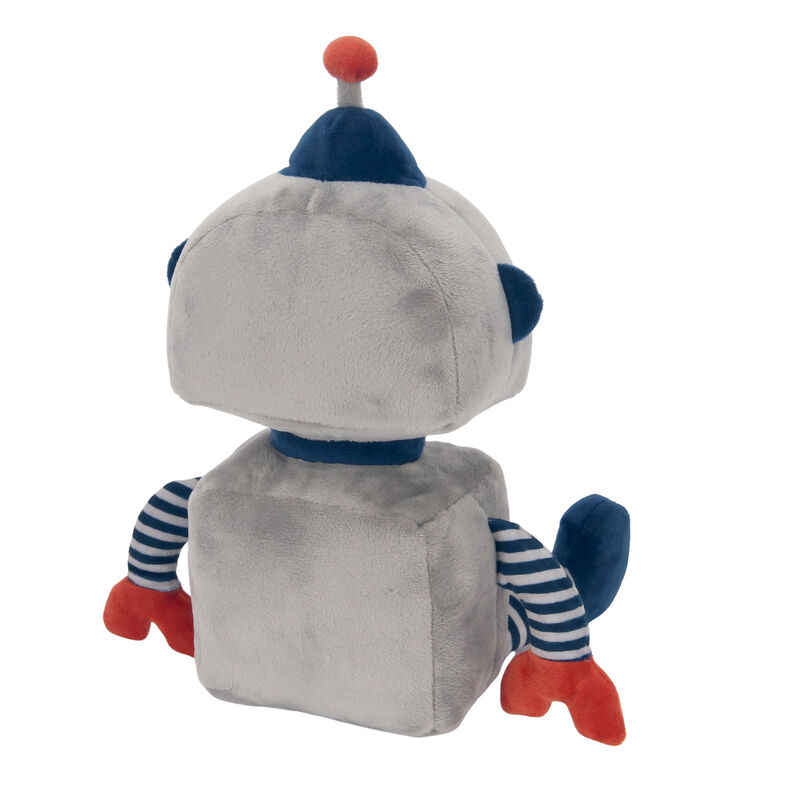 Bedtime Originals Robbie Robot Gray/Blue Plush Stuffed Animal Toy