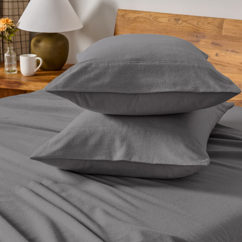 Soft & Cozy 100% Cotton Flannel Pillowcase Set image number 2