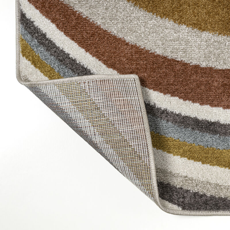 Flow Abstract Swirl Area Rug