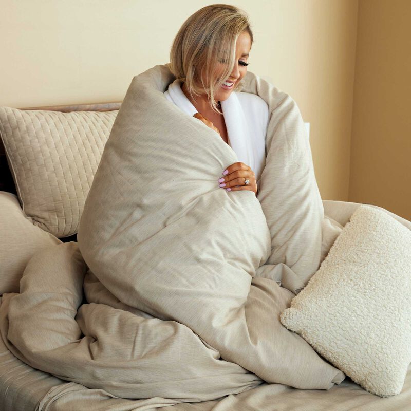 BedVoyage Melange viscose from Bamboo Cotton Duvet Cover