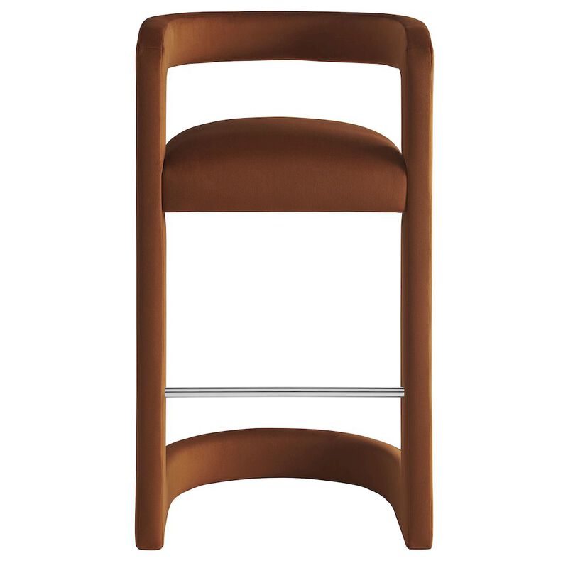 Winslow Performance Velvet Bar Stool image number 5