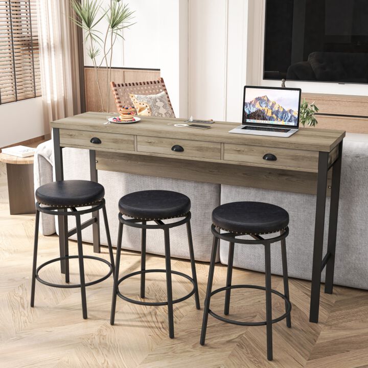 Furkel Industrial Bistro Set