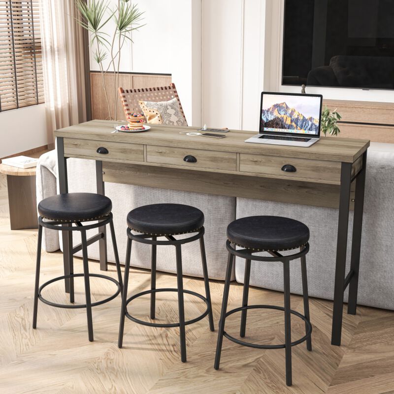 Furkel Industrial Bistro Set image number 1