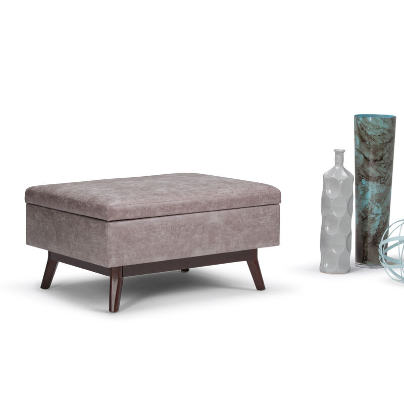 Simpli Home Owen Coffee Table Storage Ottoman image number 1