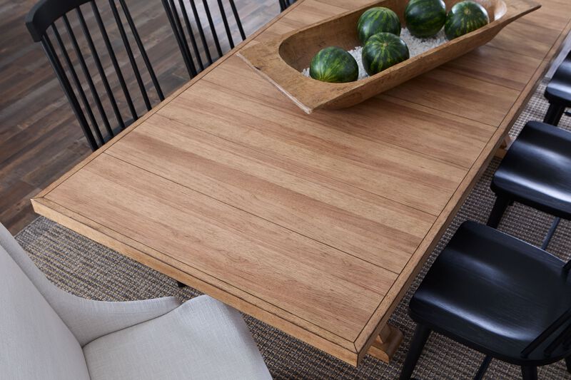 82" Trestle Dining Table