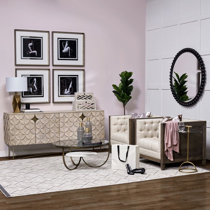 Modern Glass Vase for Tabletop or Living Room Display