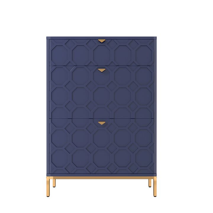 46.6 in. H x 31.5 in. W. MDF Shoe Storage Cabinet 24-Pair