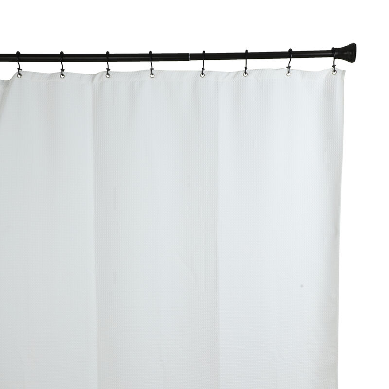 Metal Double Shower Curtain Hooks, Set of 12 image number 3