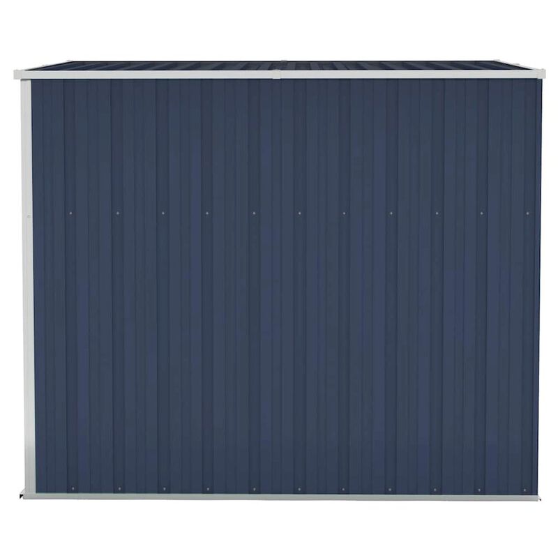 Garden Shed Anthracite Galvanized steel 46.5 x 76.4 x 70.1 in