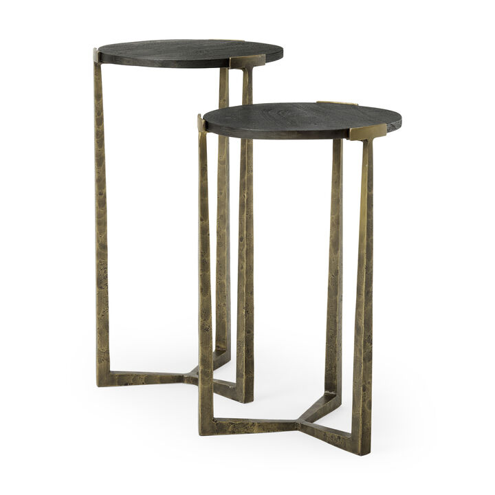 Atticus Wood Accent Table (Set of 2)