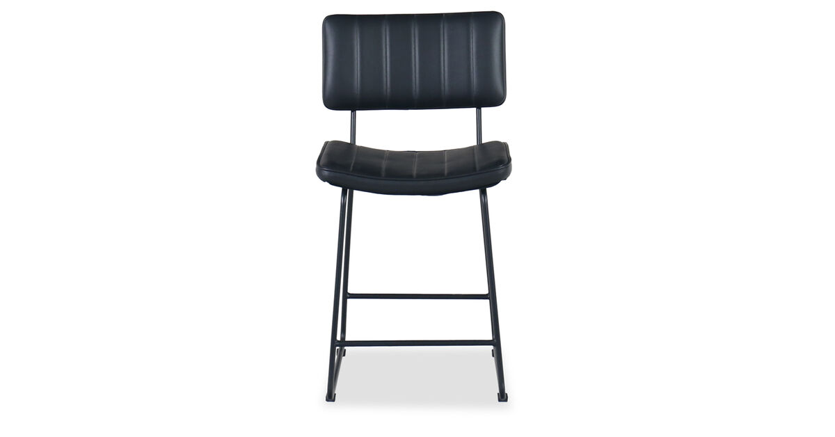 Tribeca 24" Commercial Grade Counter Stool in Black