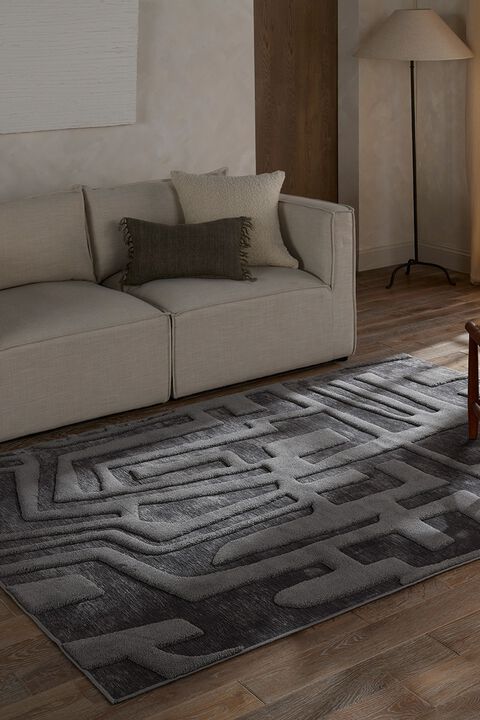 Petros Cade Steel Gray 8'6" x 11'6" Rug