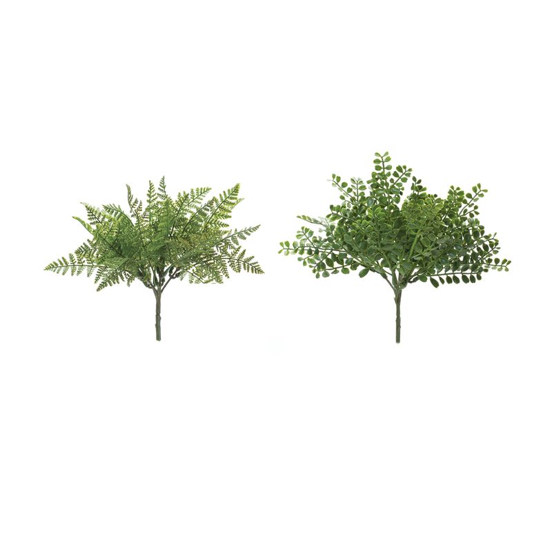 Set of 12 Fern Bushes for Rustic and Seasonal Floral Displays