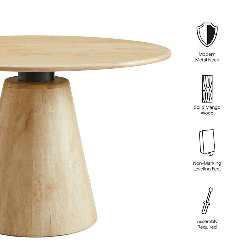 Sabelle 47" Round Wood Dining Table image number 1