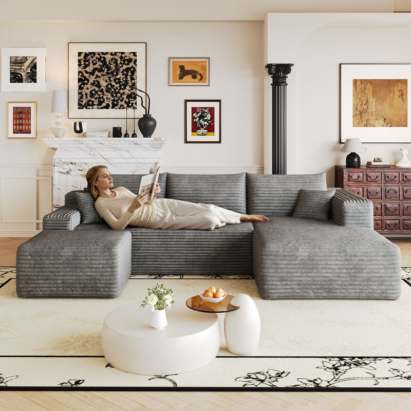 Jamzur Cloud Sectional Sofa image number 3