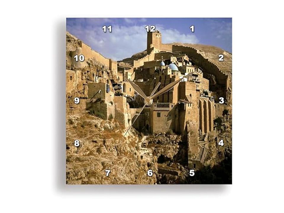 Incredible Israel Wall Clock 13 Inch Home Decor