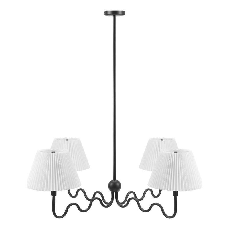 Wave Squiggle 4-Arm Pendant Light image number 0