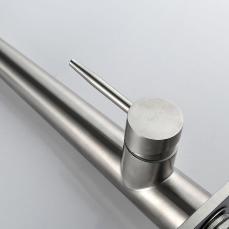 Modern Kitchen Faucet, Brushed Nickel, Pull-Down Sprayer, High Arc, Single Handle