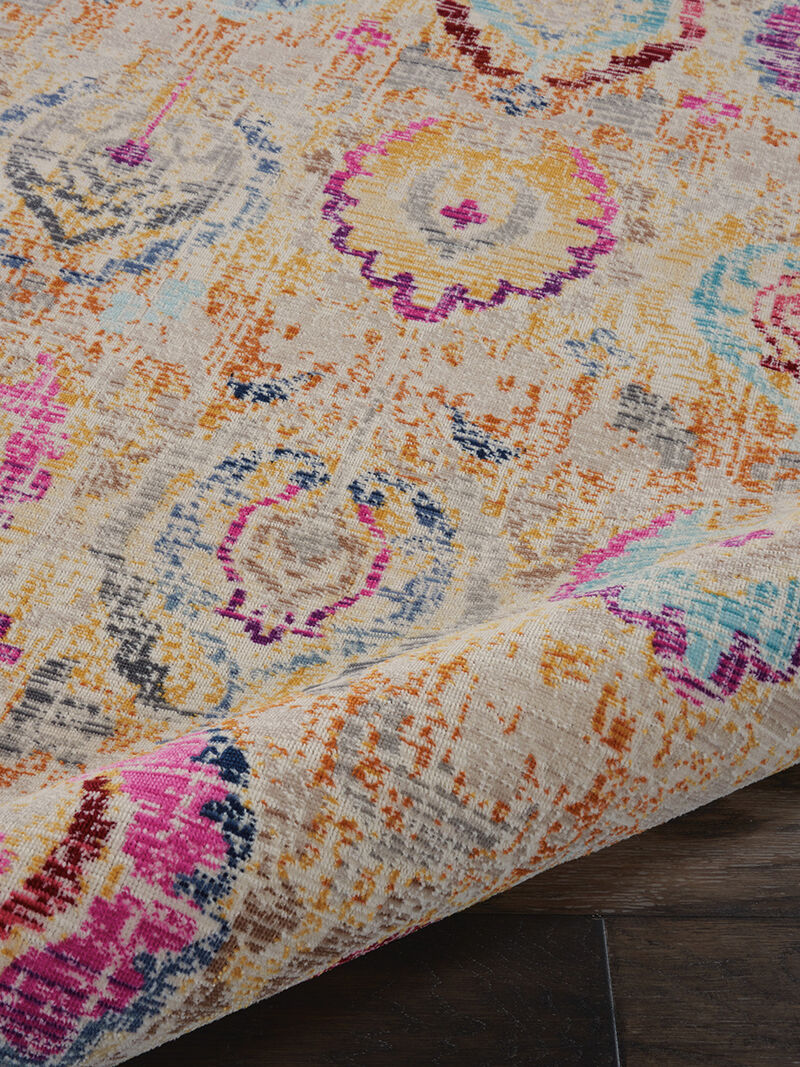 Vintage Kashan VKA04 Ivory/Multicolor 4' x 6' Rug