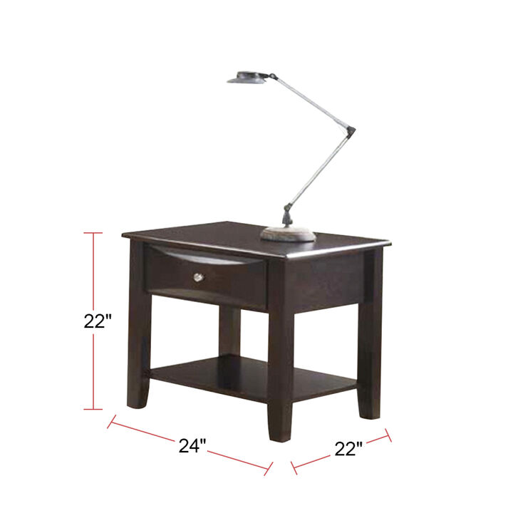 Streamdale End Table Of One Drawer In Brown
