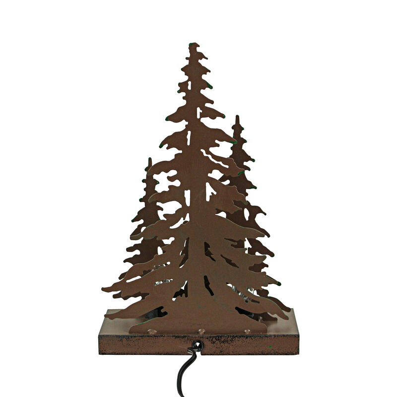 Rustic Metal Bigfoot Forest Stroll Accent Lamp Decorative Sasquatch Home Decor image number 2