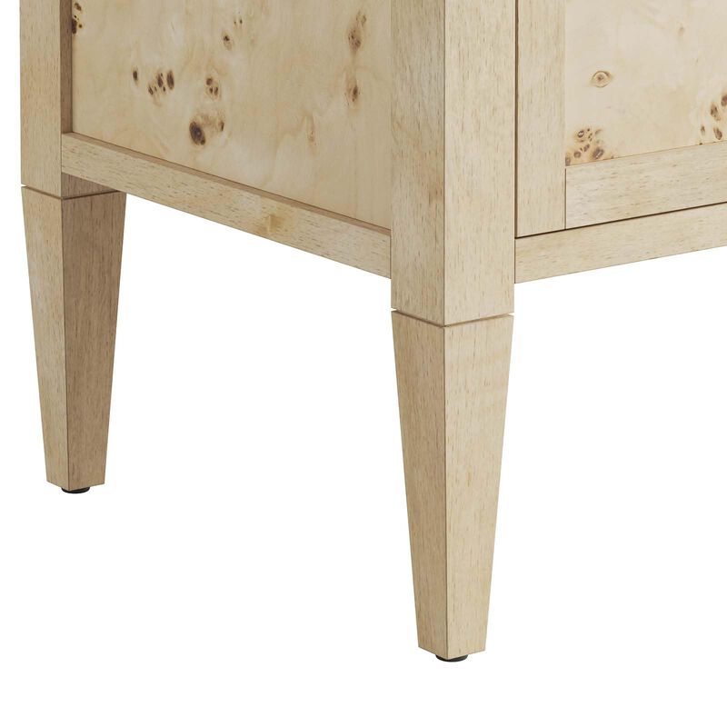 Modway EEI-6140-BUR Elysian 48" Wood Bathroom Vanity Cabinet (Sink Basin Not Included), Burl image number 7