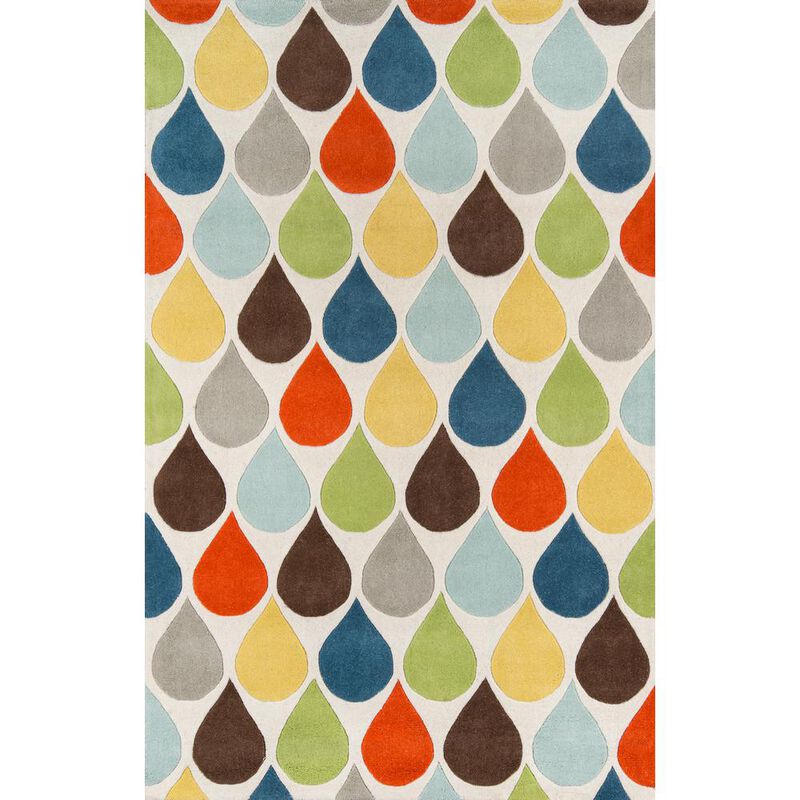 Momeni Contemporary Rectangle Area Rug, Multi, 8' X 10'