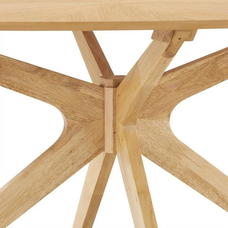 Black Oval Wood Dining Table, Modern Style, Seats 8 image number 5
