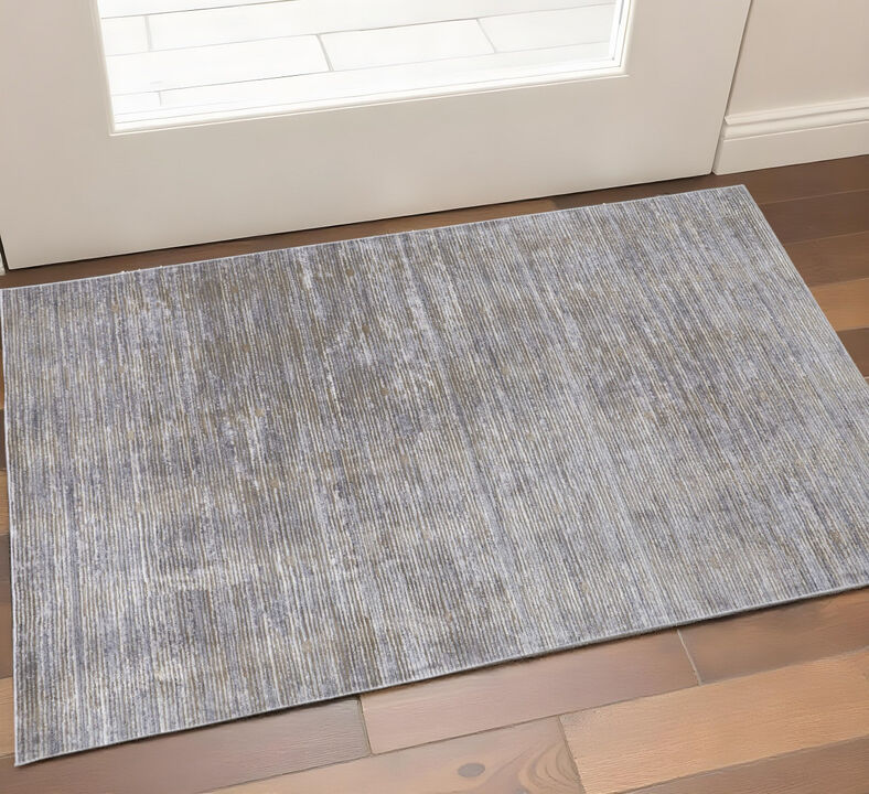 HomeRoots Abstract Distressed Area Rug