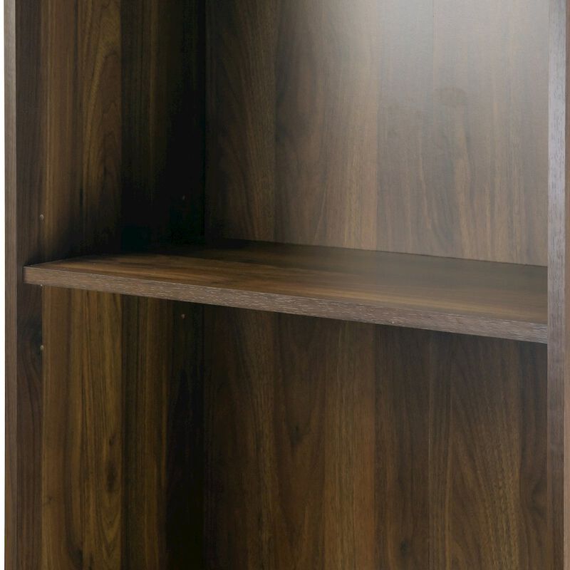 Glamour Home Anson Bookcase Display Shelf Media Tower with Drawers