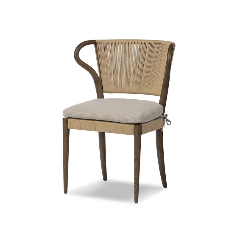 Amira Laine Natural Armless Dining Chair