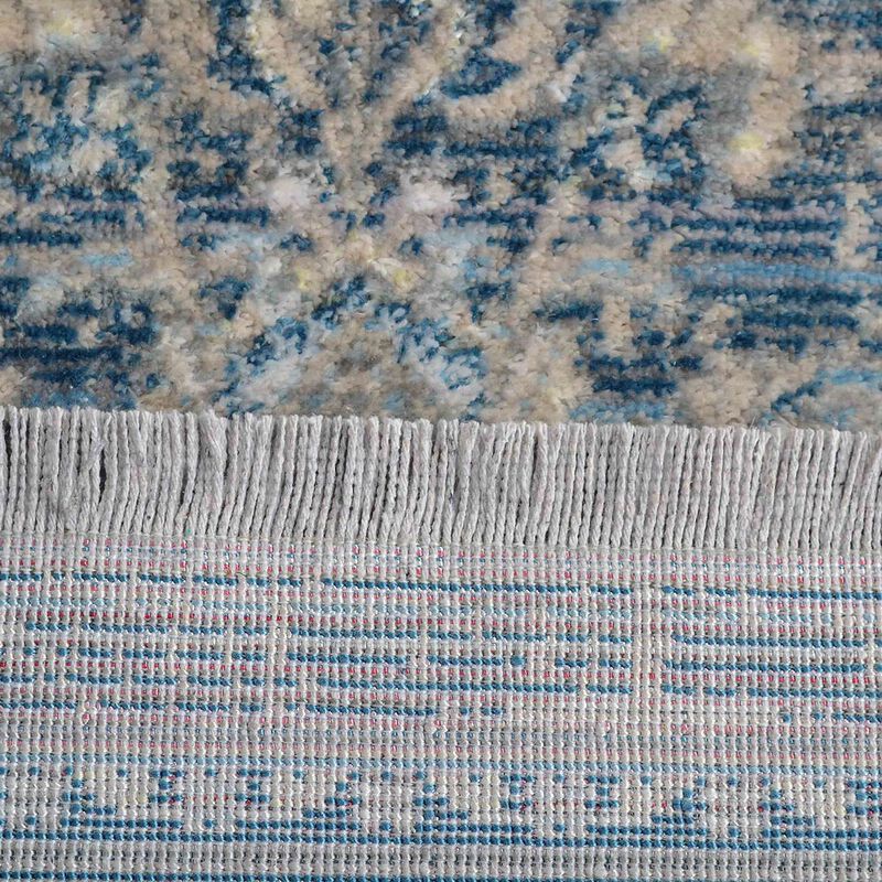 RUGSOTIC CARPETS MACHINE MADE POLYESTER AREA RUGS  - Rectangle Shape, Classic Oriental Traditional  Design, Low Pile Machine Made Area Rugs (M00087) image number 8