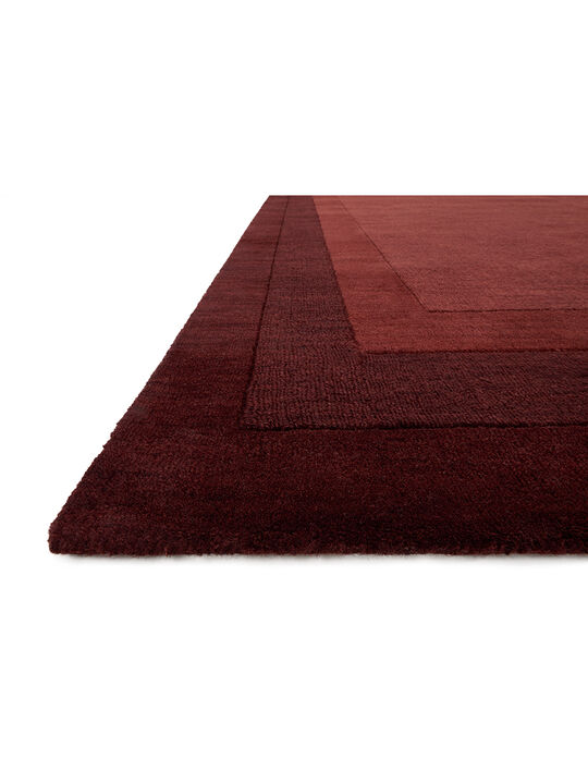 Hamilton HM01 Red 3'6" x 5'6" Rug