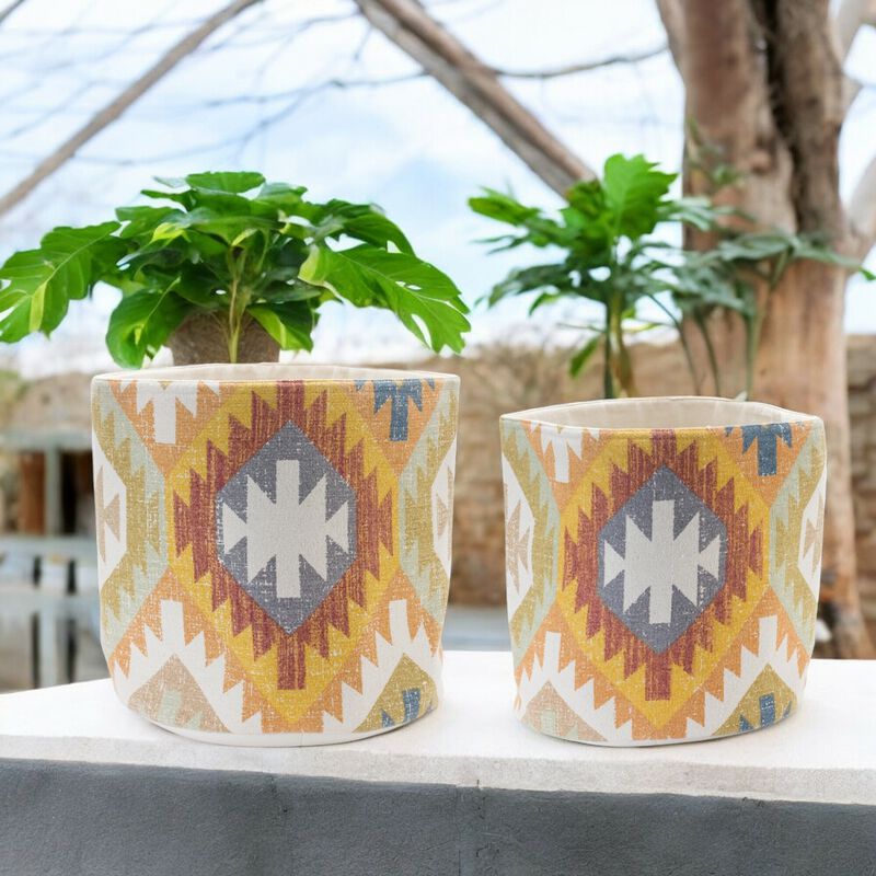 Basket Set of 2 - Practical and Stylish Storage Bins for Home Organization