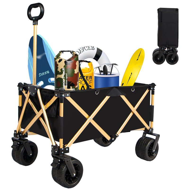 Streamdale Heavy-Duty Folding Wagon: Compact, Durable, All-Terrain